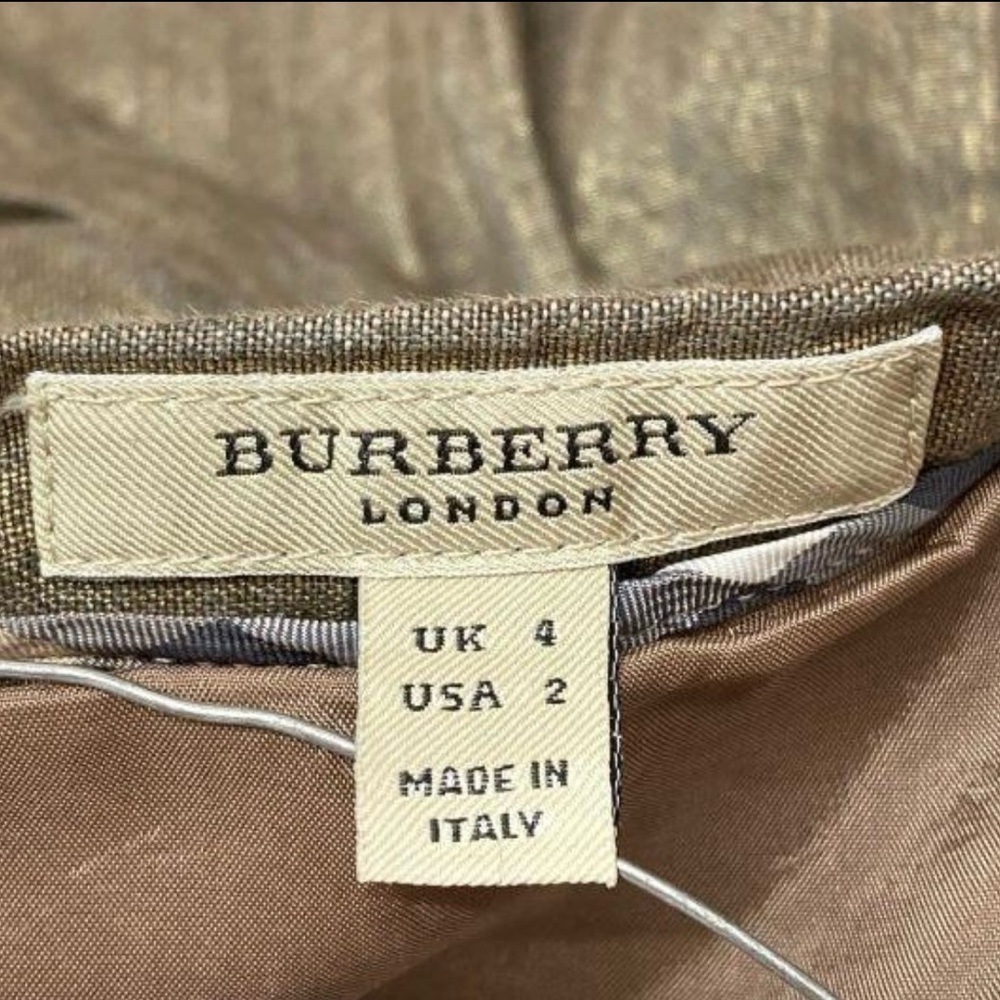 Burberry Gold A-Line Skirt - Picture 7 of 9